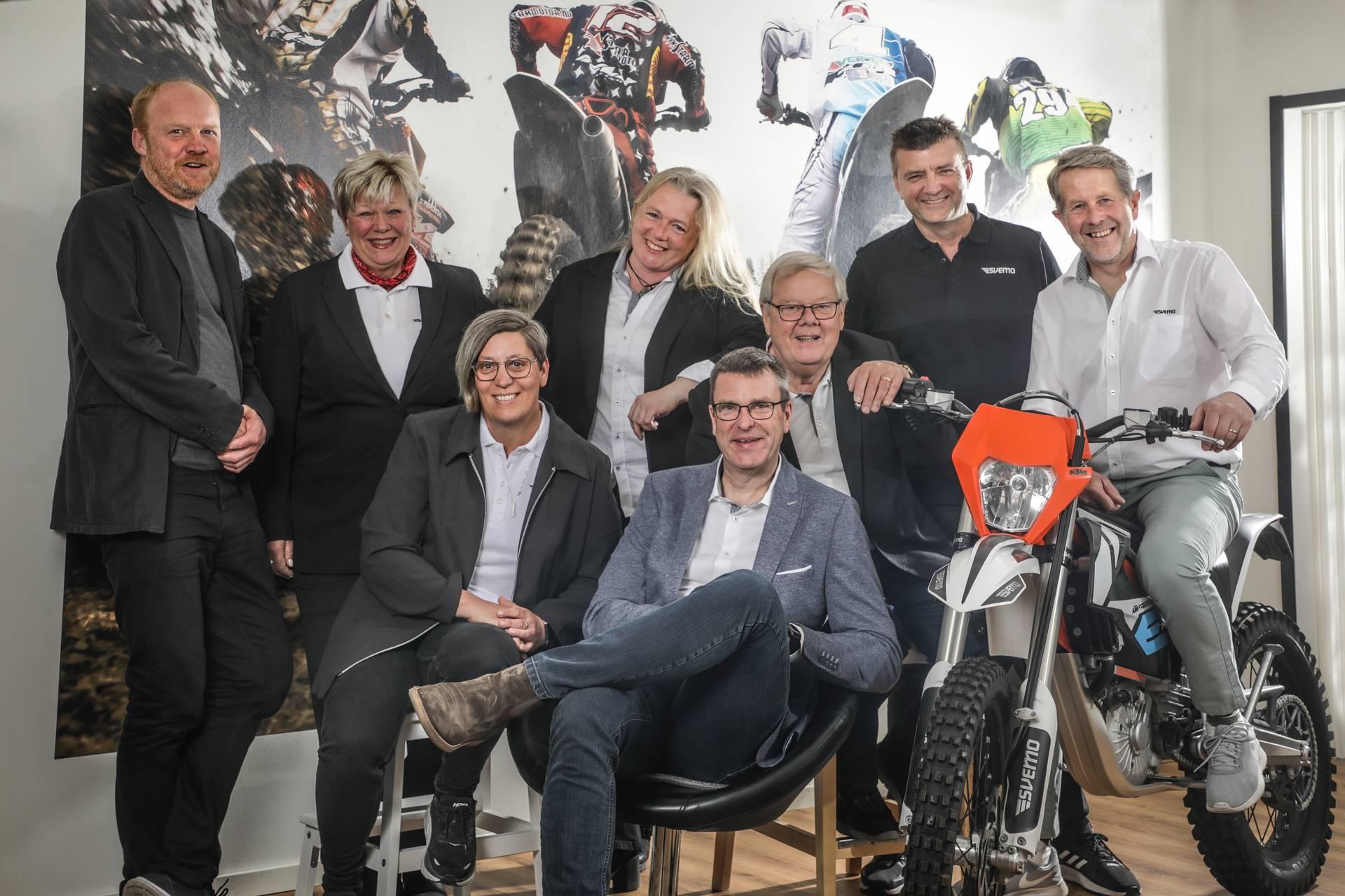 En gruppbild på Svemo styrelse. Fotograf: Fotofabriken