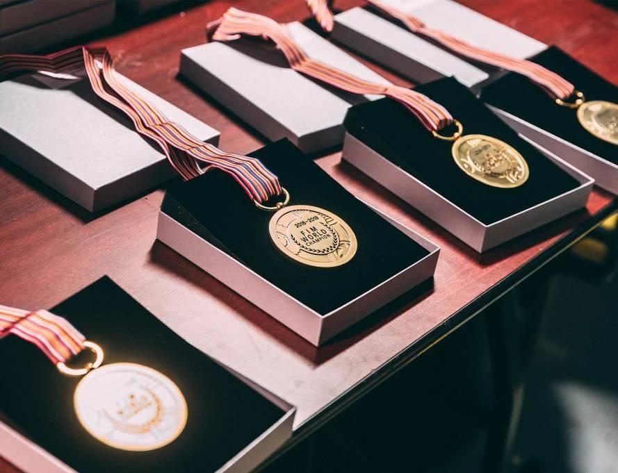 VM-medaljer av olika valörer
