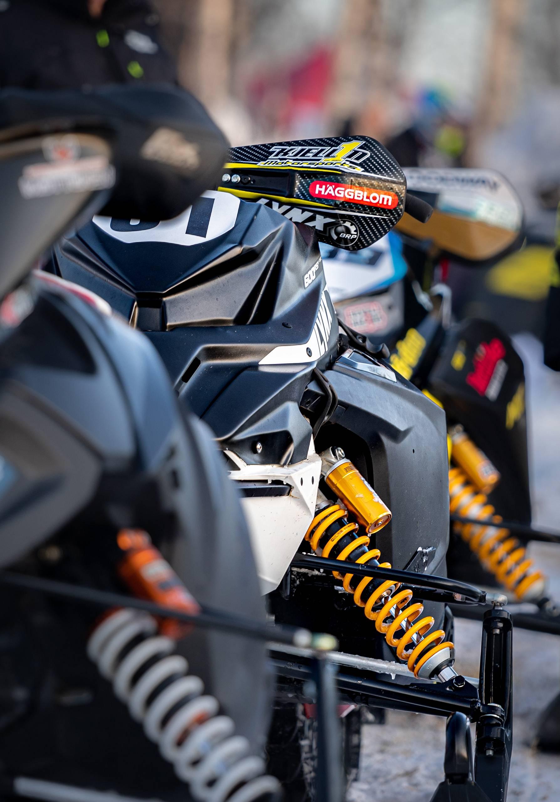 Bild på en snöskoter