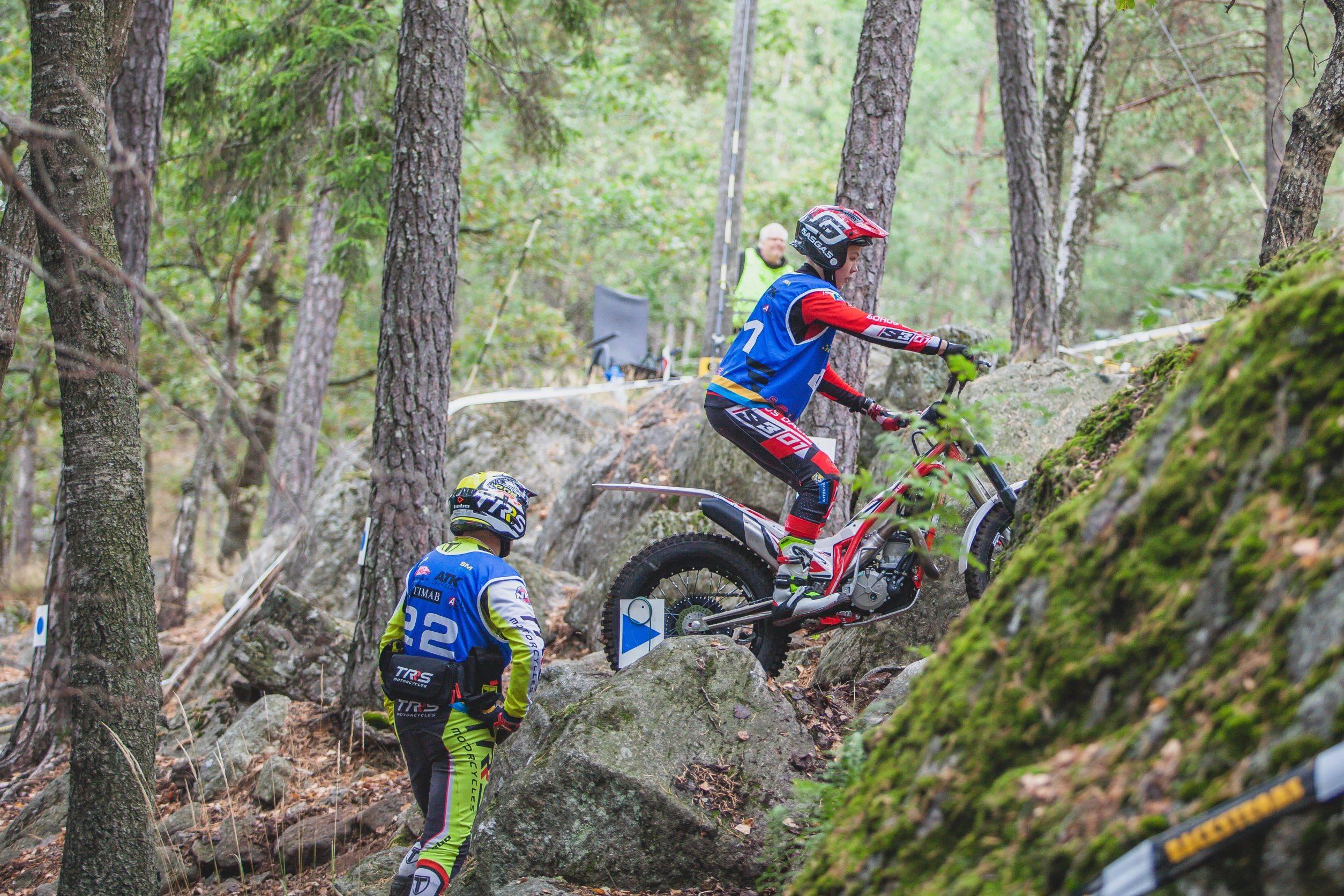 Trial i terräng med närvarande minder