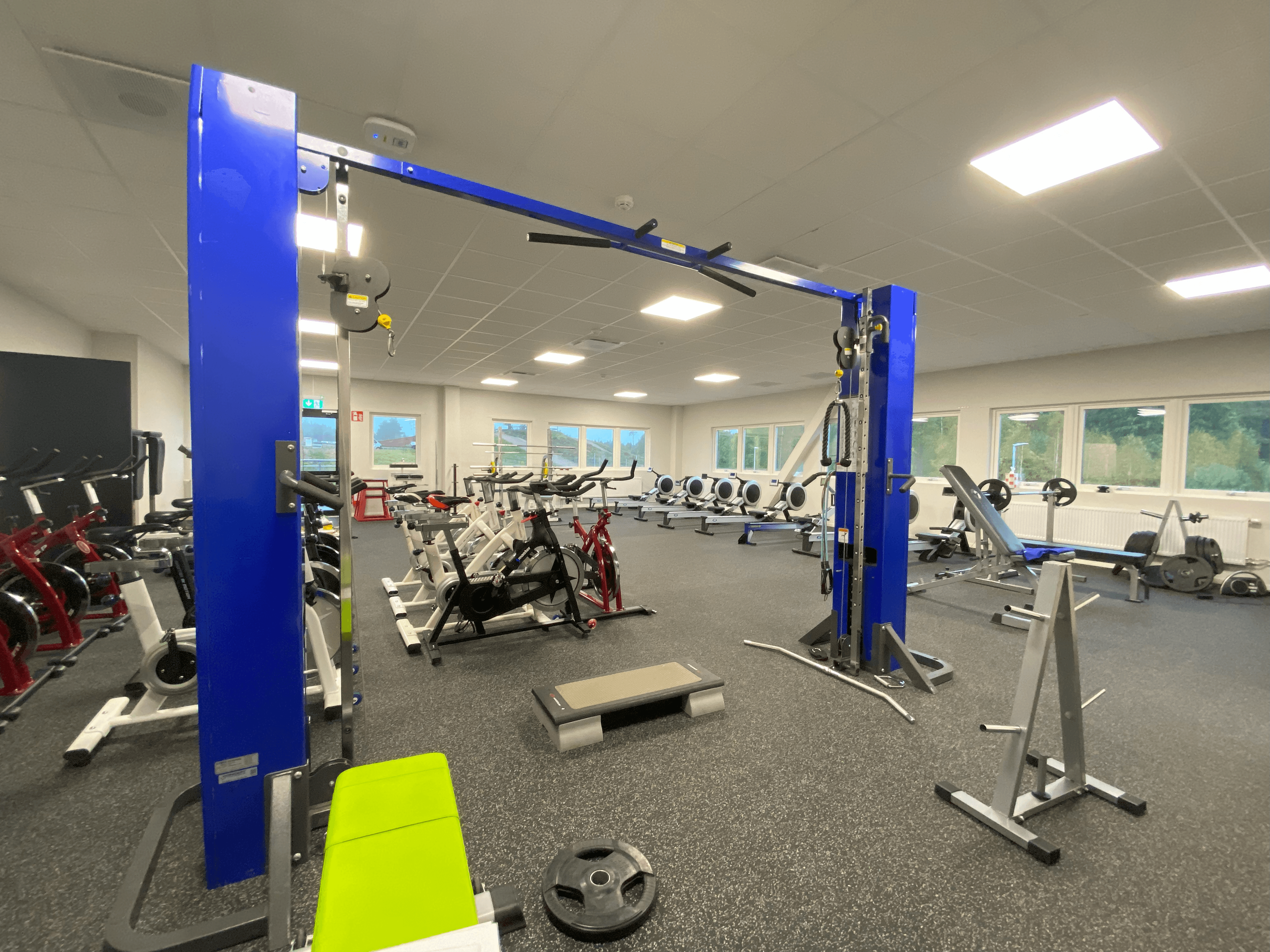 Helbild på RIGs nybyggda gym