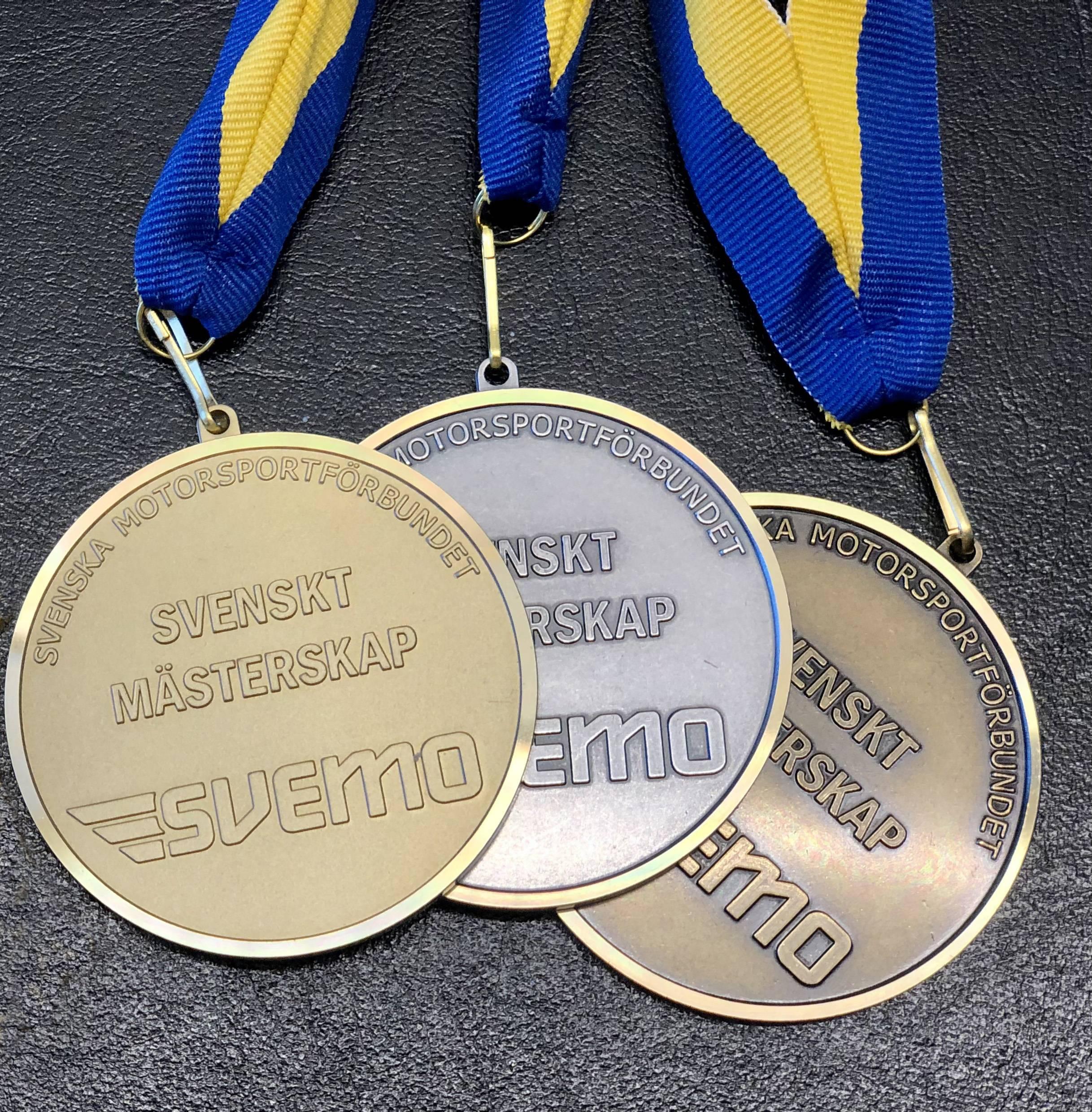 SM-medaljer, Guld, Silver, Brons