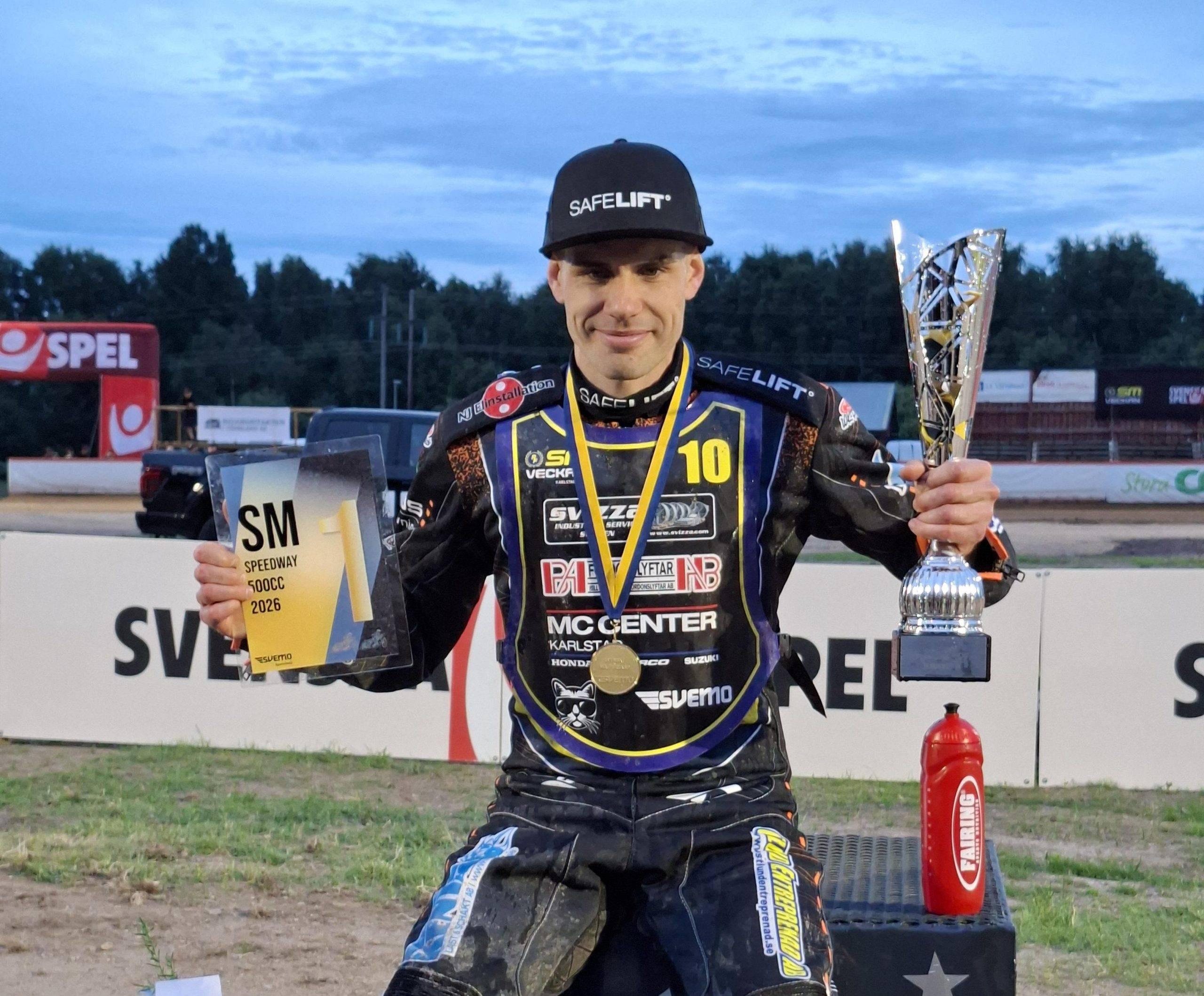 Kim Nilsson svensk mästare i speedway